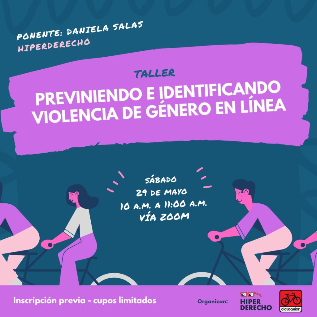 Taller: Previniendo e identificando la violencia de género en línea